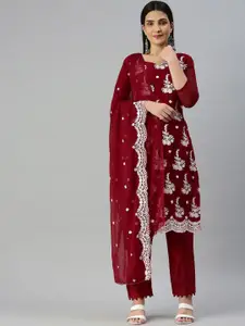 Maroosh Embroidered Unstitched Dress Material