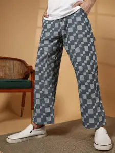 Campus Sutra Men Comfort Mid-Rise Straight Fit Stretchable Jeans