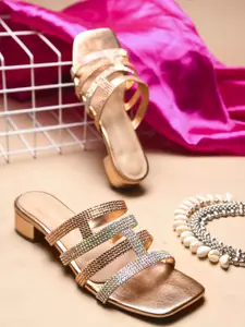 CLOG LONDON Embellished Party Block Sandals