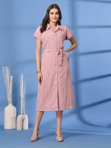 plusS Women Fit & Flare Midi Dress