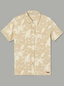 Fame Forever by Lifestyle Boys Spread Collar Floral Printed Cotton Casual Shirt