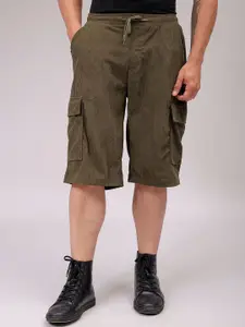 The Indian Garage Co Men Loose Fit Cargo Shorts