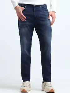 Flying Machine Men Classic Relaxed Fit Heavy Fade Mid Rise Jeans