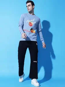 GRIFFEL Men Printed  Round Neck Tracksuits