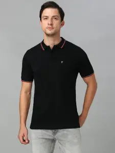 Van Heusen Innerwear Men Solid Polo Collar Pure Cotton T-shirt