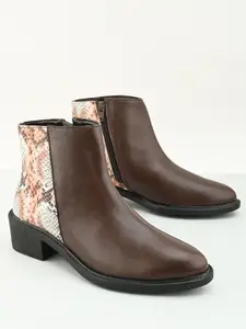The Roadster Lifestyle Co Women Block-Heeled Regular Boots