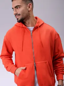 The Indian Garage Co Men Hooded Double Way Front Open Zipper Sweatshirt