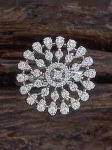 Kushal's Fashion Jewellery Gold Plated Zircon Embellished Bridal Contemporary Studs