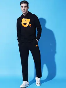 GRIFFEL Men Printed Hooded Tracksuits