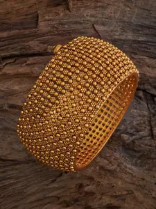 Kushal's Fashion Jewellery Gold-Plated Bangle