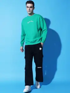 GRIFFEL Men Typography Printed Tracksuits