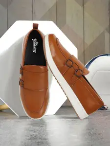 The Roadster Lifestyle Co Monk-Style Round Toe Casual Shoes