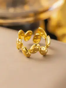 MYKI Gold-Plated Stainless Steel Finger Ring