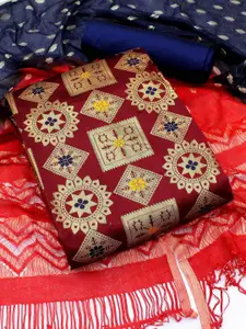 Maroosh Woven Design Unstitched Dress Material