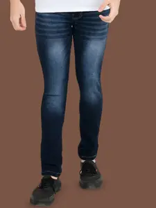 LINARIA Men Classic Mid-Rise Tapered Fit Light Fade Jeans