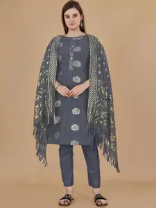 Maroosh Embellished Unstitched Dress Material