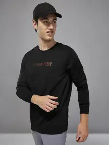 Technosport Men Typography Printed Sweatshirt