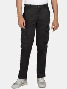t-base Men Mid-Rise Regular Fit Cargos Trousers