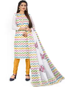 Maroosh Printed Unstitched Dress Material