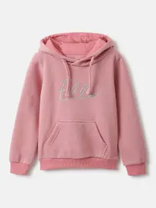 ELLE Girls Solid Hooded Pullover Style Sweatshirt