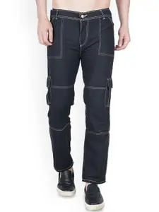 LINARIA Men Classic Tapered Fit Low Distress Jeans