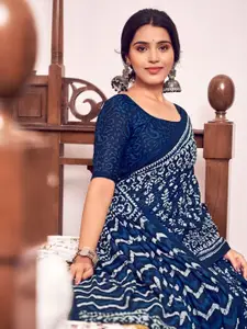 Anouk Ethnic Motifs Pure Cotton Bagru Saree