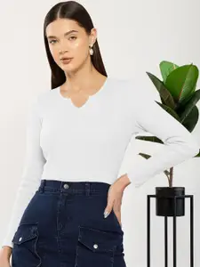 Dream Beauty Fashion Women V-Neck Long Sleeves Top