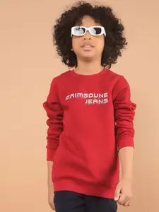 Crimsoune Club Boys Printed Sweatshirt