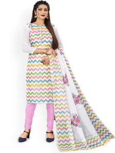 Maroosh Printed Unstitched Dress Material