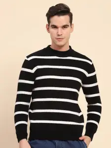 Global Republic Men Striped Pullover