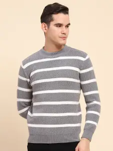 Global Republic Men Striped Winter Pullover
