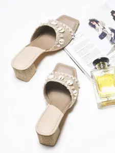 Try Me Women Ethnic Block Heel Sandals