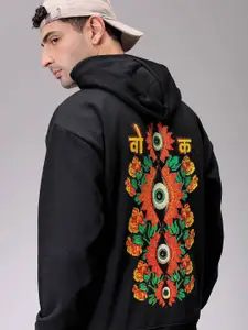 The Indian Garage Co Men Printed Hooded Sweatshirt