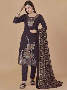 Maroosh Printed Unstitched Dress Material