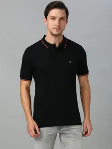 Van Heusen Innerwear Men Solid Polo Collar Pure Cotton T-shirt