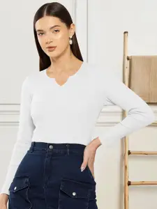 Dream Beauty Fashion Women V-Neck Long Sleeves Top