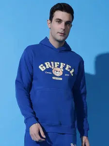 GRIFFEL Men Typography Printed Sweatshirt