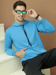 MACK JONNEY Men Solid Hooded Sweatshirt