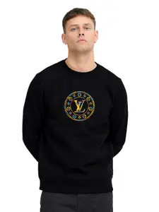 SONIBROS Men Graphic Printed Long Sleeves Sweatshirt