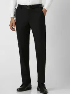 Van Heusen Men Cotton Self Design Trousers