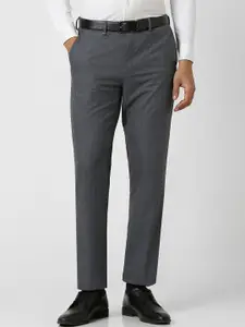 Van Heusen Men Mid-Rise Formal Trousers