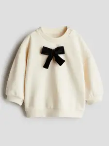 H&M Infants Girls Crew-Neck Sweatshirts