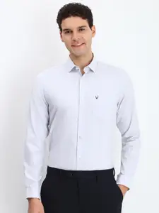 Allen Solly Men Spread Collar Micro Checked Cotton Slim Fit Formal Shirt