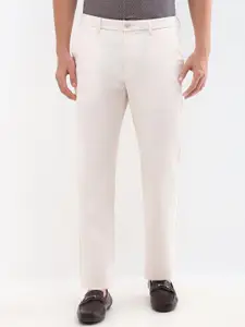 Allen Solly Men Regular Fit Mid-Rise Cotton Trousers