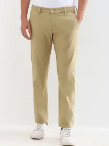 Allen Solly Men Mid-Rise Slim Fit Trousers