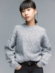 H&M Girls Cable-Knit Jumper