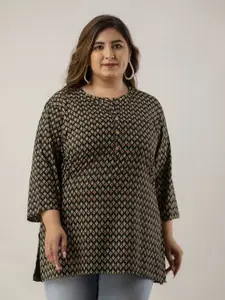 Fashion Zest Ethnic Motifs Printed Plus Size Kurti