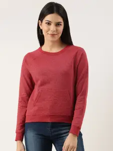 ARISE Women Round Neck Long Sleeves Pullover Sweatshirt