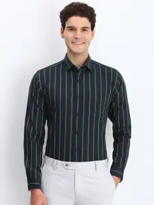 Allen Solly Men Spread Collar Vertical Striped Cotton Slim Fit Formal Shirt