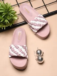 Try Me Women Synthetic Leather Open Toe Platform Sandals